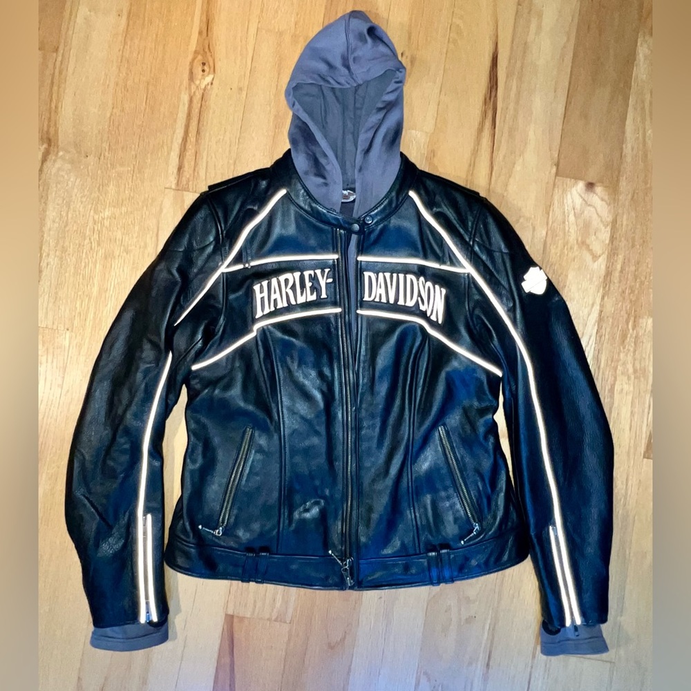 Women’s HD Willie G Skull 3-and-1 Leather size XL